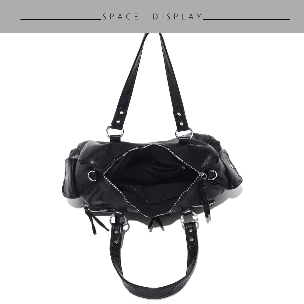 Venn Angel Women's Shoulder Bag Soft PU Handbg Fashion Tote Large Capacity Crossbody Shoulder Bag Snakeskin Handbag Purse