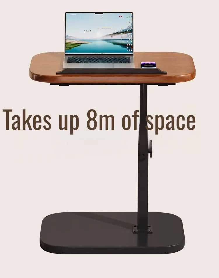 Liftable coffee table living room sofa side table rotating foldable desktop home bedside storage adjustable height shelf