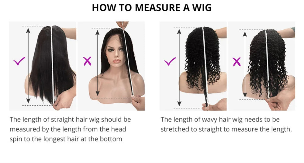 Loose Deep Wave HD Lace Wig — 13×6 / 13×4 / 360, up to 300% Density, 40–46"