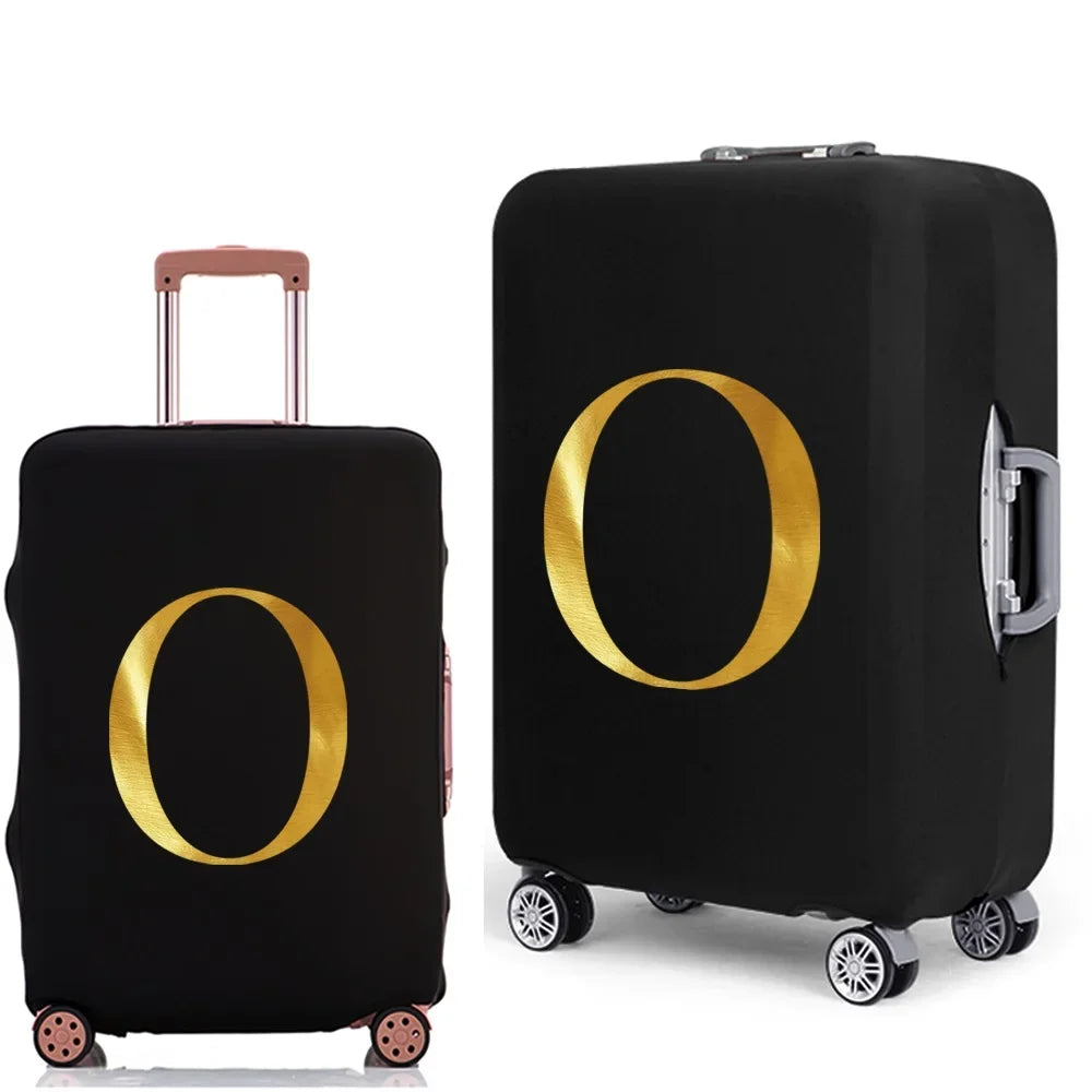 Letter Print Luggage Cover Thicker Suitcase Protective Case Trunk Case Apply Elastic Dust Case for 18" To 32" Travel Accessories