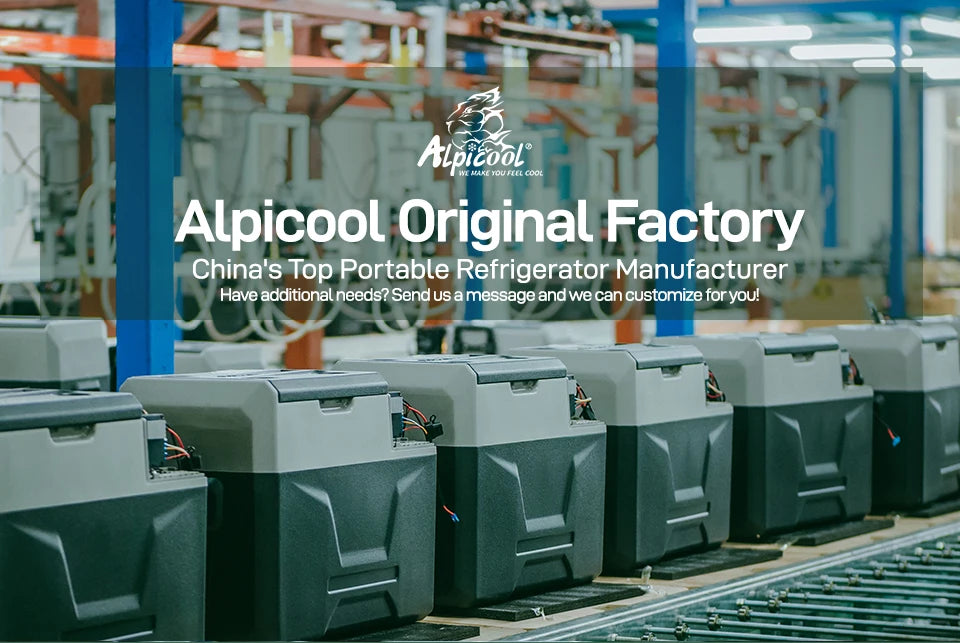 Alpicool NL9 9L Portable Refrigerator 12V/24V Small Car Fridge 100V~240V AC Electric Cooler Plug in Mini Freezer for Camping