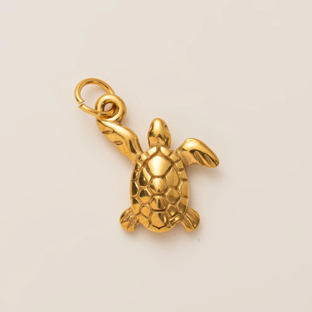 18K Gold-Plated Animal Series Charms | Stainless Steel DIY Pendants for Jewelry Making