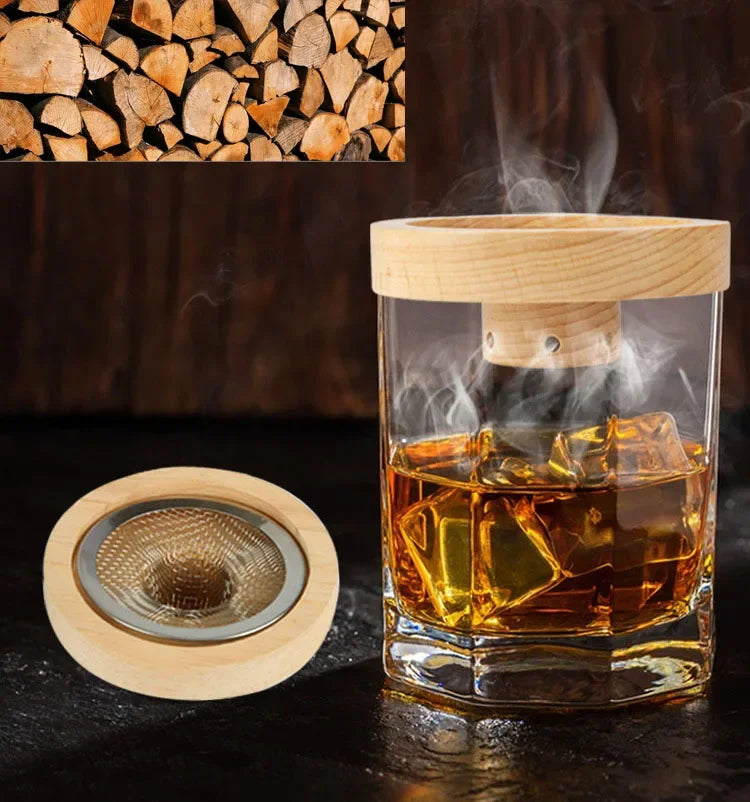 Premium Cocktail Smoker Kit for Whiskey & Bourbon Drinkers - Drink Infuser Set for Cocktails Ideal for Old Fashioned Cocktail