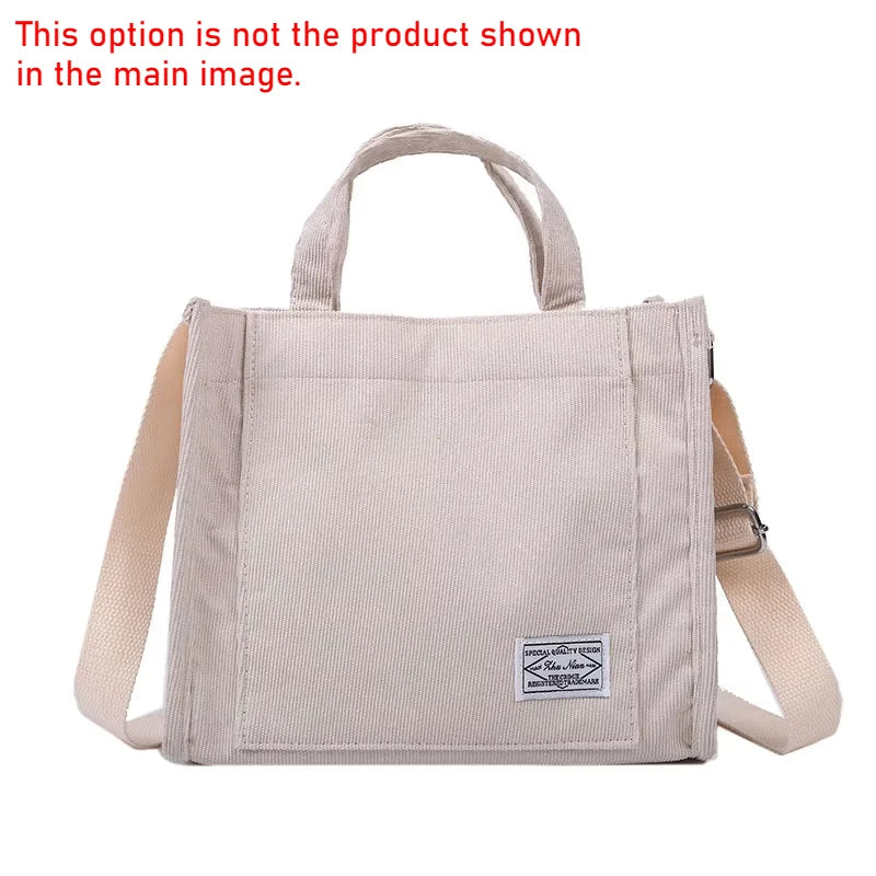 Handbags for Women Corduroy Satchel Shoulder Bags Ladies Totes Crossbody Bag for Women Vintage Shopper Shopping Bags