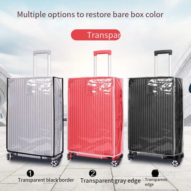 Suitcase protective cover, transparent dust-proof cover, suitcase protective cover