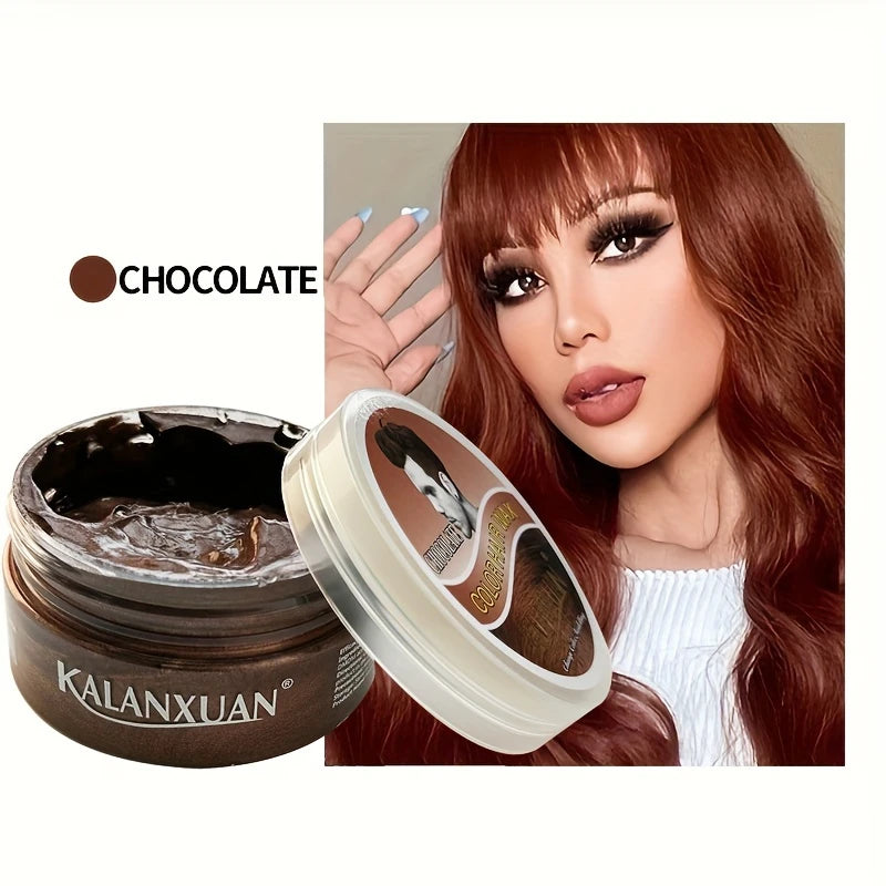 9-Color Temporary Hair Color Wax &Hair Styling Paste,Disposable Colorful Hair Dye Cream for Unisex Adult for Hair Coloring Style