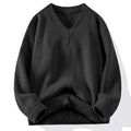 Pullover Knitwear Sweatshirts Long Sleeve Shirt Jacket Fashion V Neck Streetwear Tops Casual Wool Knit Sweater Men Clothes Coat