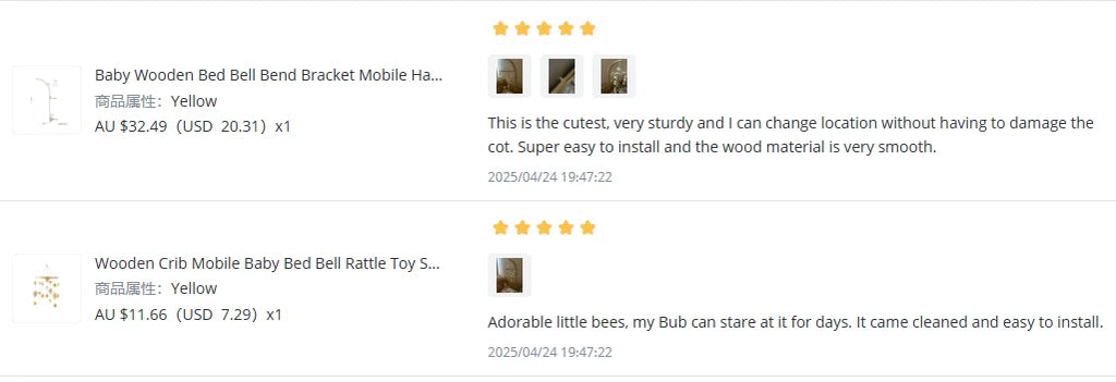 Wooden Crib Mobile Baby Bed Bell Rattle Toy Soft Felt Cartoon Bear Mobile bracket Newborn Music Box Bed Bell Hanging Bracket Toy