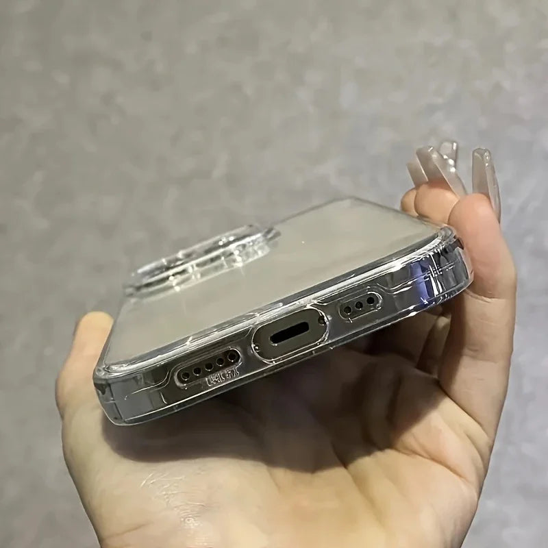 3-Piece Clear Soft Phone Case Set for iPhone 16/15/14/13/12/11 Pro Max, 14 Plus & 15 Plus