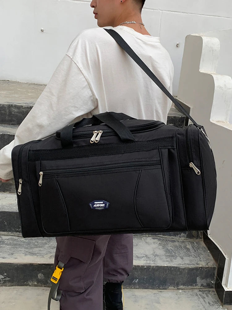 Oxford Waterproof Men Travel Bags Hand Luggage Big Travel Bag Business Large Capacity Weekend Duffle Travel Bag Fitness Bag