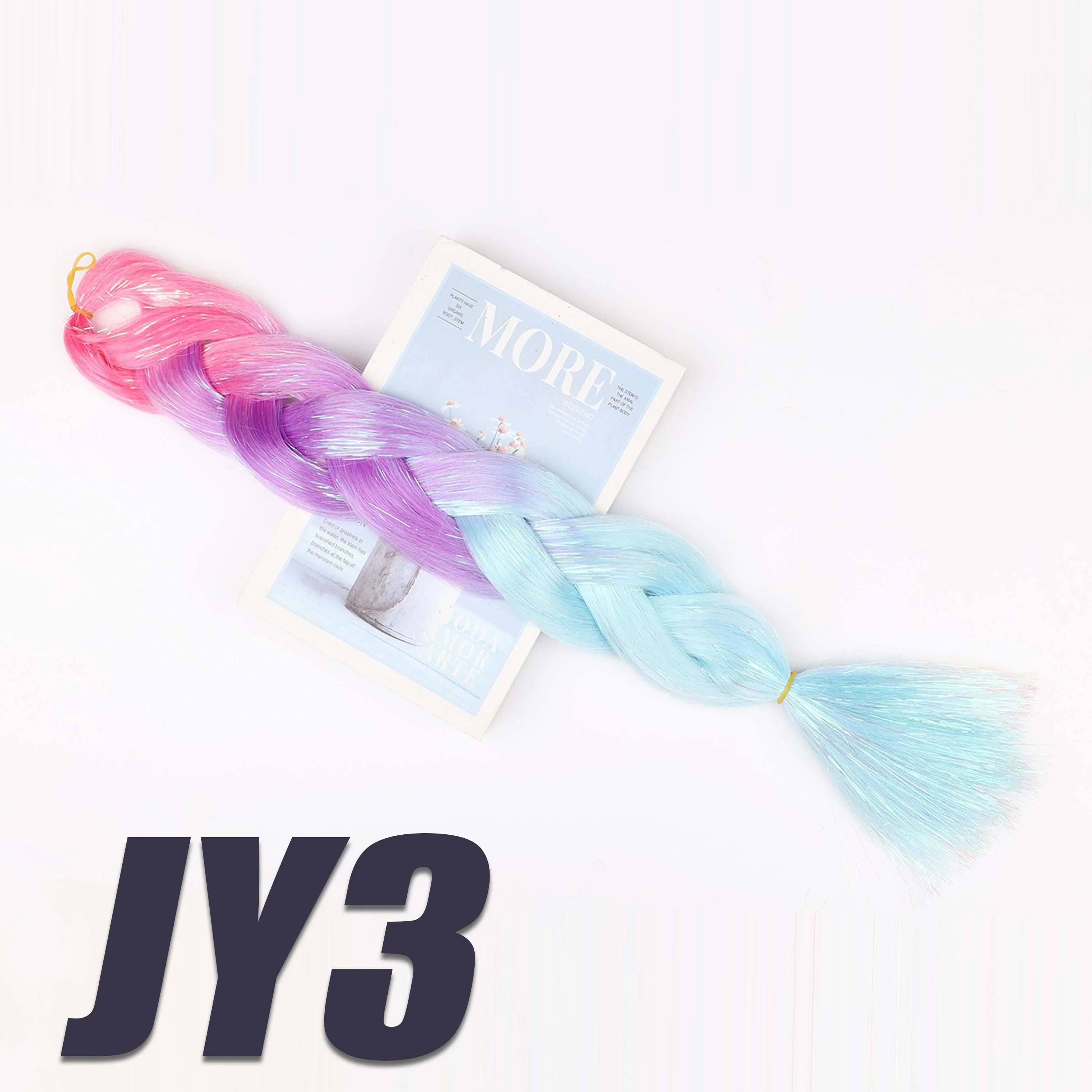 Synthetic Kanekalon Crochet Hair Braiding Hair Pre Stretched Curly Jumbo Braids Extensions Hair Accessories For Girls Braids