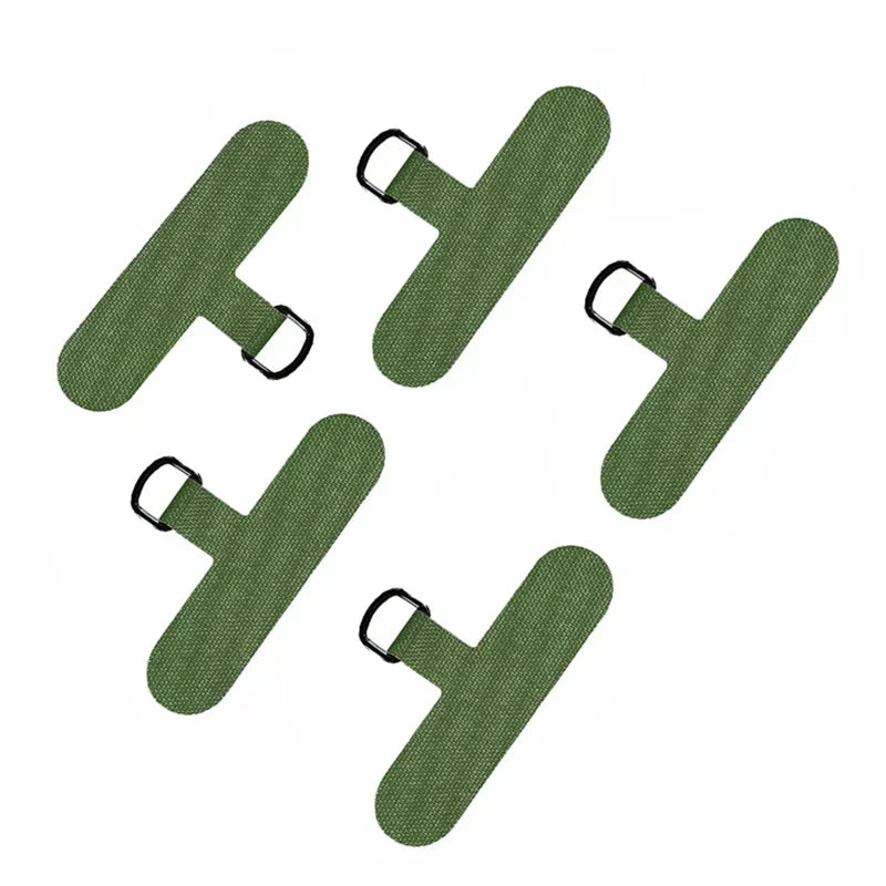 3/5pcs Phone T-shaped Strap Plates - Braid Lanyard Accessories for iPhone 12/13/14/15 & Xiaomi Cases, Weave Card