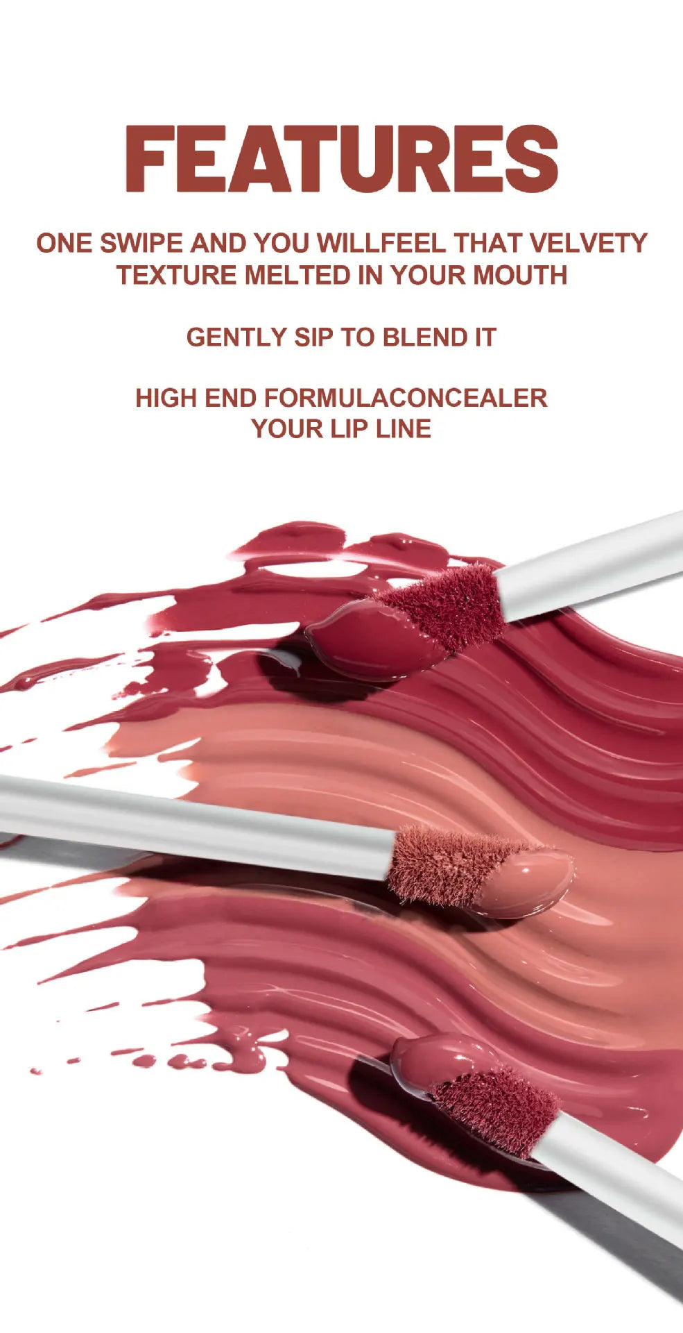 Waterproof Long-lasting Velvet Matte Lip Gloss Set Strawberry Moisturizing Lipstick Kit Beauty Cosmetics Makeup Rose Lip Stain