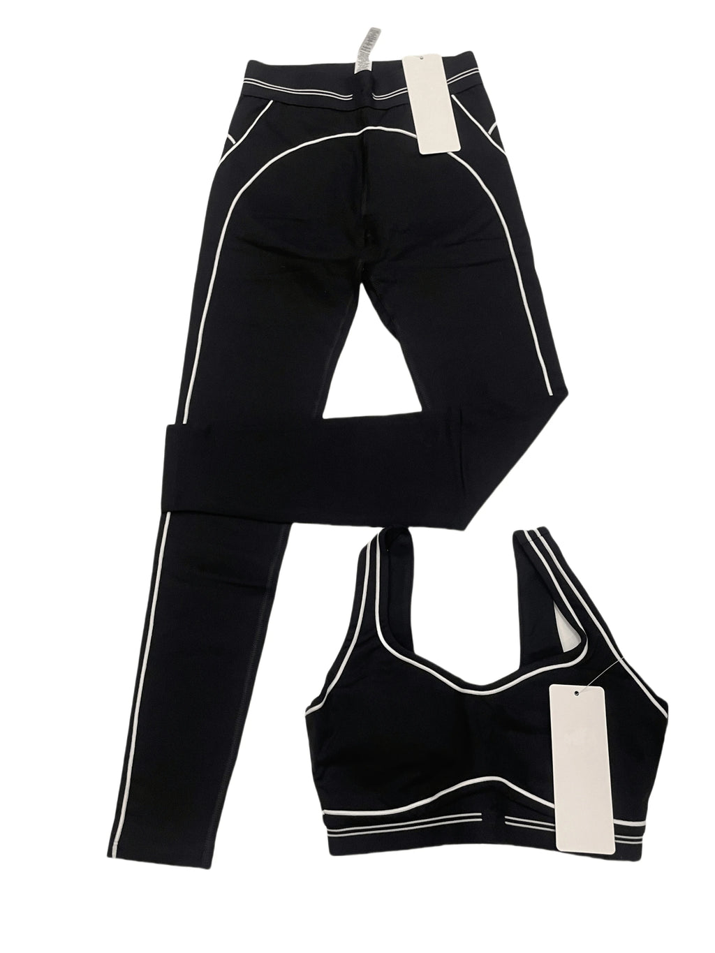 2025 Coxua ActiveFit Set — Women’s High-Elastic Yoga Pants & Tank Top Two-Piece Outfit
