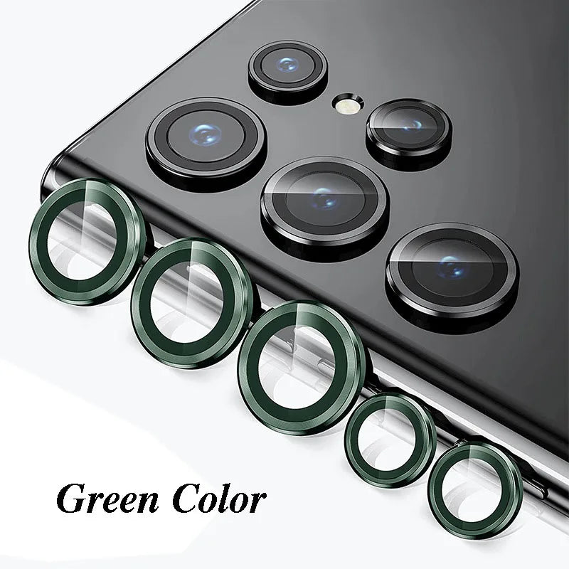 Camera Lens Protetor For Samsung S25 S24 ultra S24 S23 S22 ultra Case Tempered Glass Film Titanium Alloy Ring Phone Accessories