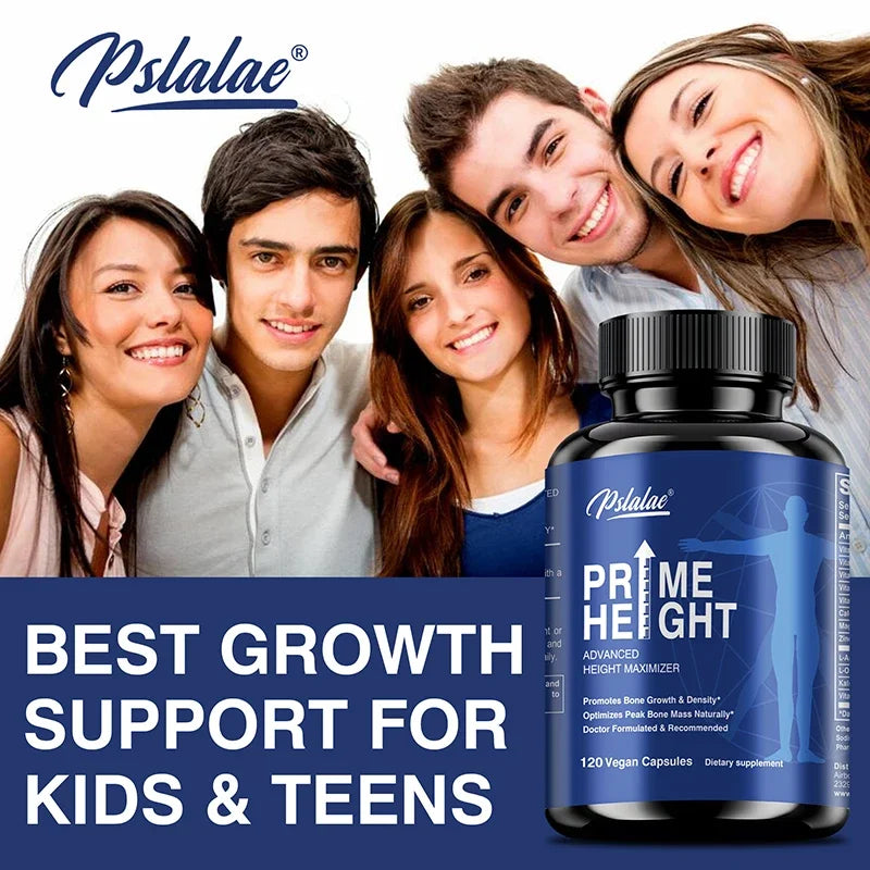 Pslalae Prime Height — Advanced Bone & Growth Support (120 Capsules)