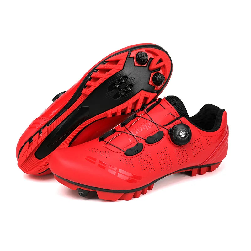 Unisex MTB Mountain Road Bike lock Shoes Breathable Non-slip Wear-resistant Pedal Bicycle Outdoor Competitive Bicycle Equipment