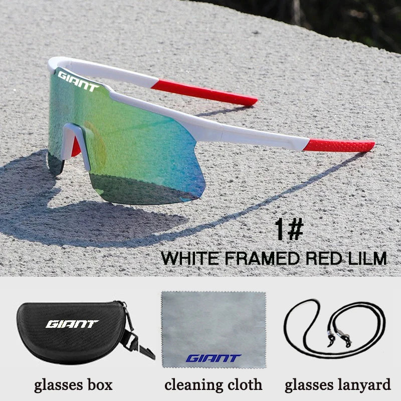 2025 giant new cycling Glasses UV400 Protection, Anti-Fog, Sports Sunglasses for Men Women with case