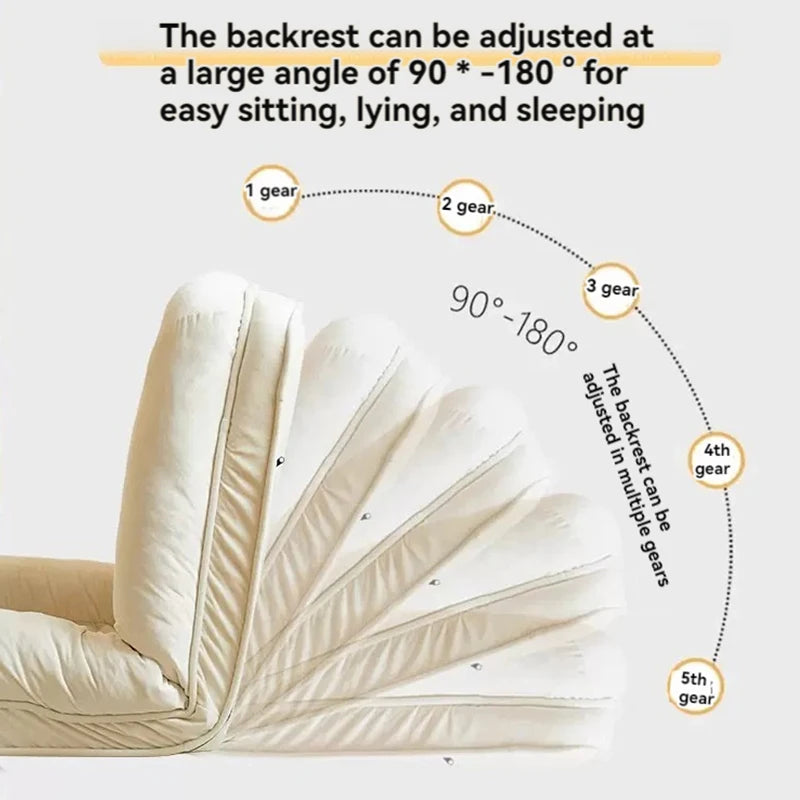 Human dog bed, lazy sofa, can lie down and sleep, internet celebrity tatami, foldable balcony, bedroom, small sofa,lounge chair