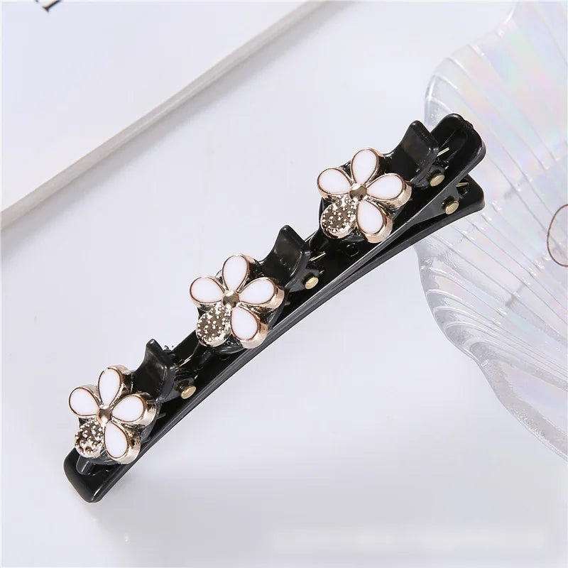 Butterfly Braided Hair clip for women elegant temperament Side Clip Fashion Girl Hairpin Hair Accessories duckbill clip