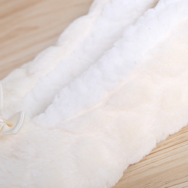 Winter Warm Slipper Womens Home Plush Soft Fluffy Cute Funny Indoor House Female Non Slip Ladies Floor Shoes Heart Love Grip