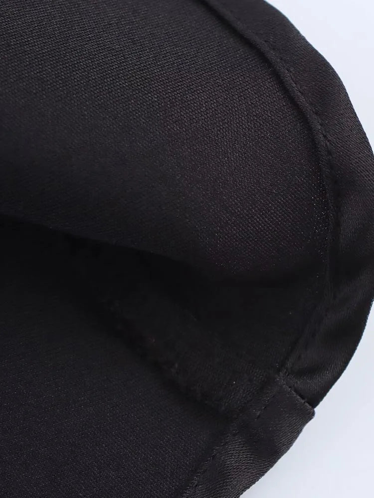 2025 Women Summer Halter Mini Dress Fashion Sexy Satin Backless Solid Female Elegant Street Party Dresses Clothing