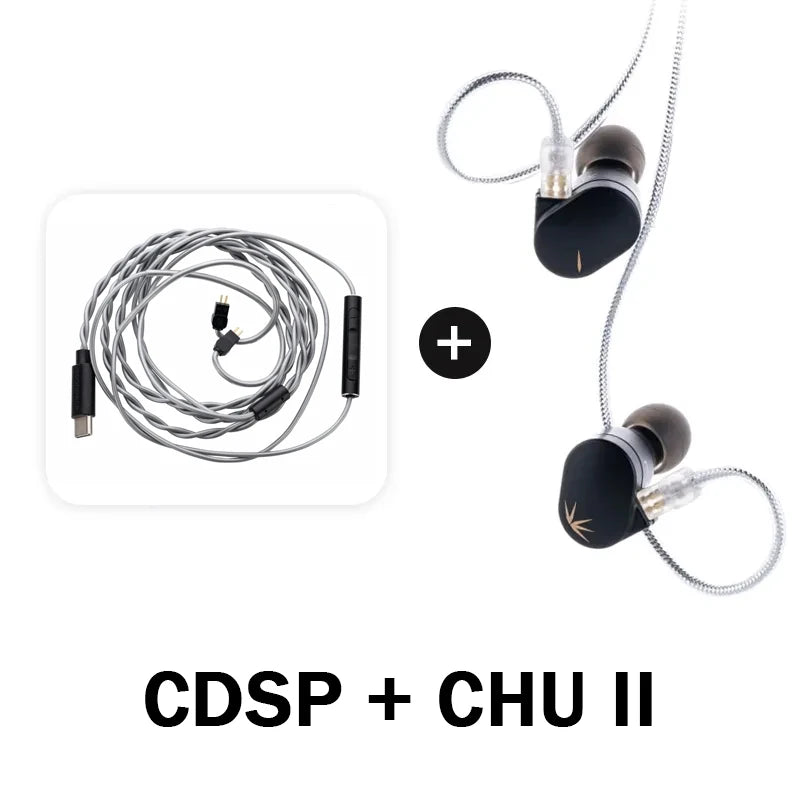 MOONDROP CHU II High-Performance Dynamic Driver IEMs | Interchangeable Cable In-Ear Headphones Precision-Tuned • Alloy Cavity • Audiophile-Grade Sound