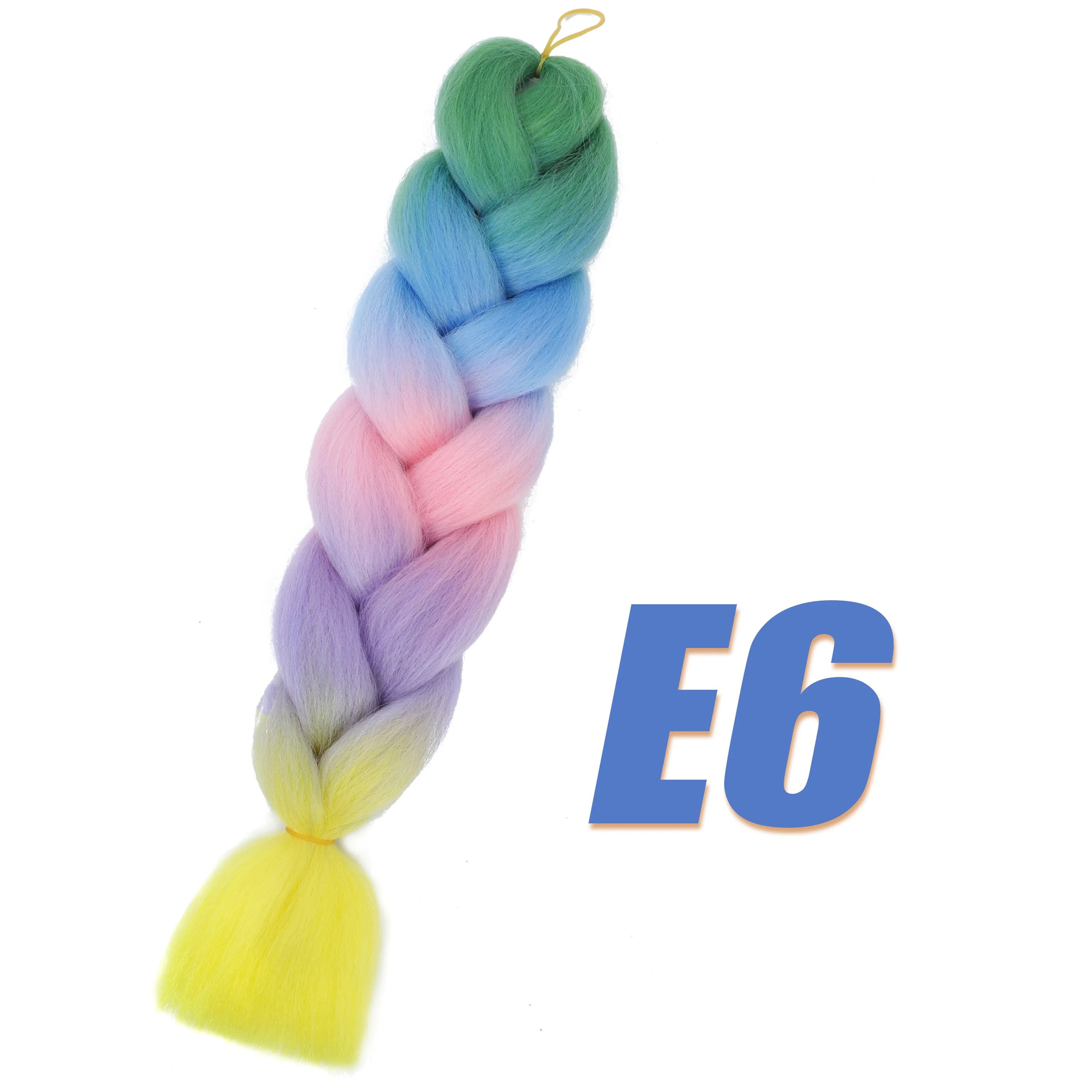 Synthetic Kanekalon Crochet Hair Braiding Hair Pre Stretched Curly Jumbo Braids Extensions Hair Accessories For Girls Braids