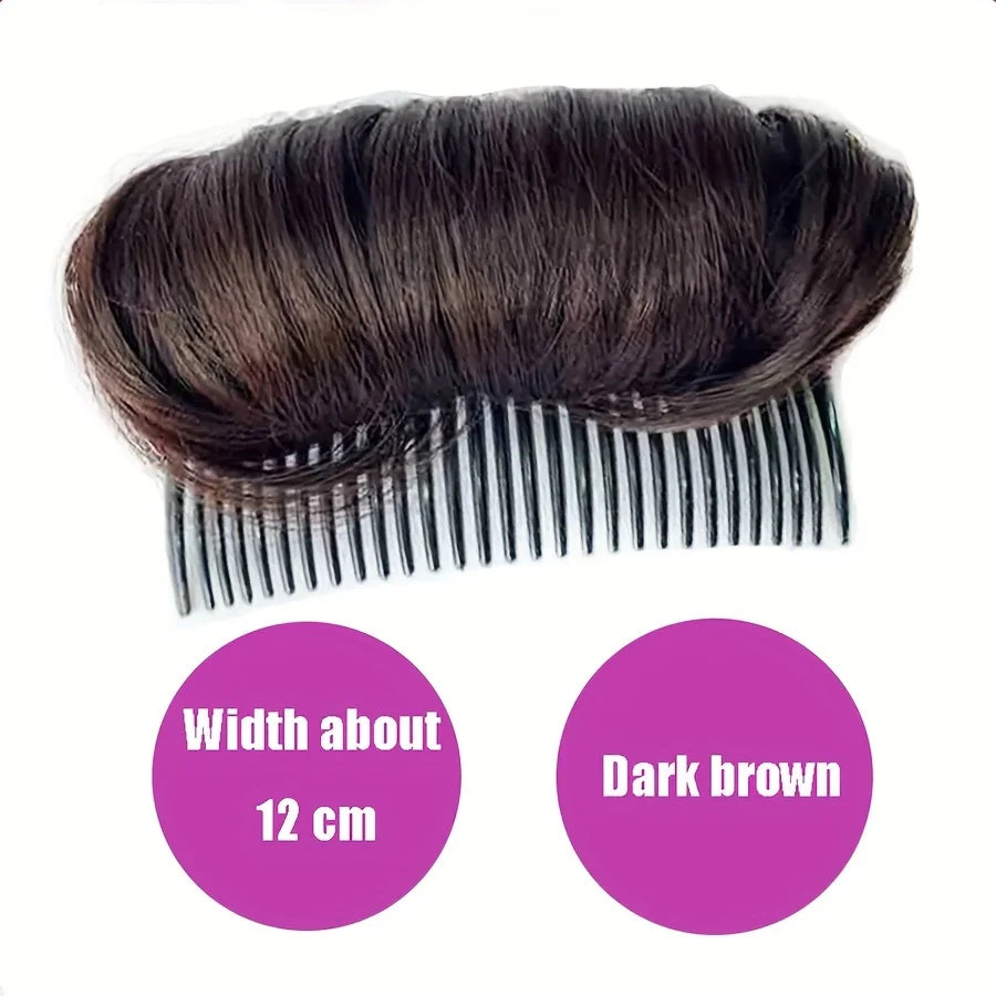 Synthetic Hair Invisible Bangs Pad High Straight Hair Up Comb False Hair Accessories Natural Hair Extension For Women Wig