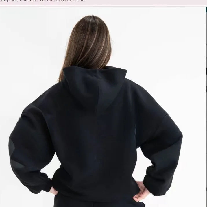 Women’s Printed Pullover Hoodie – Cozy Long Sleeve Sweatshirt