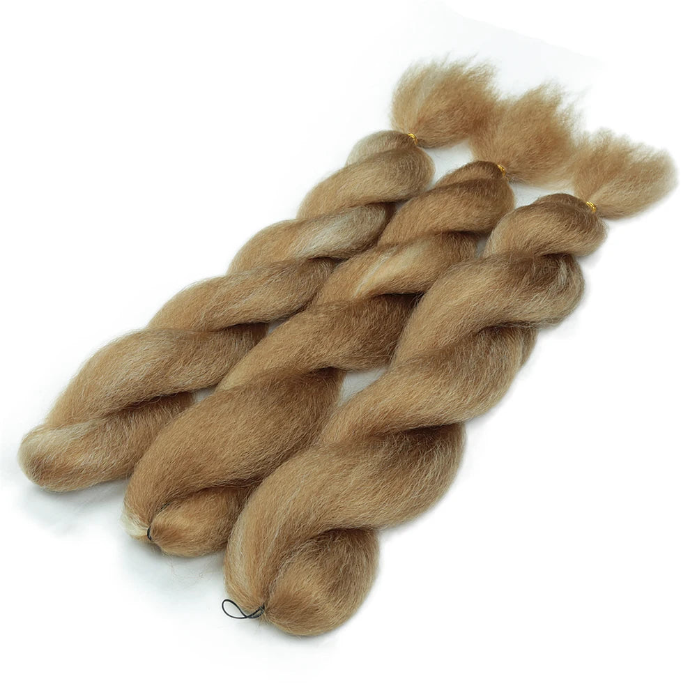 Synthetic Crochet Vixen Bundles 26 inch Kinky Straight Crochet Hair for Black Women Premium Synthetic Fibers Crochet Braids