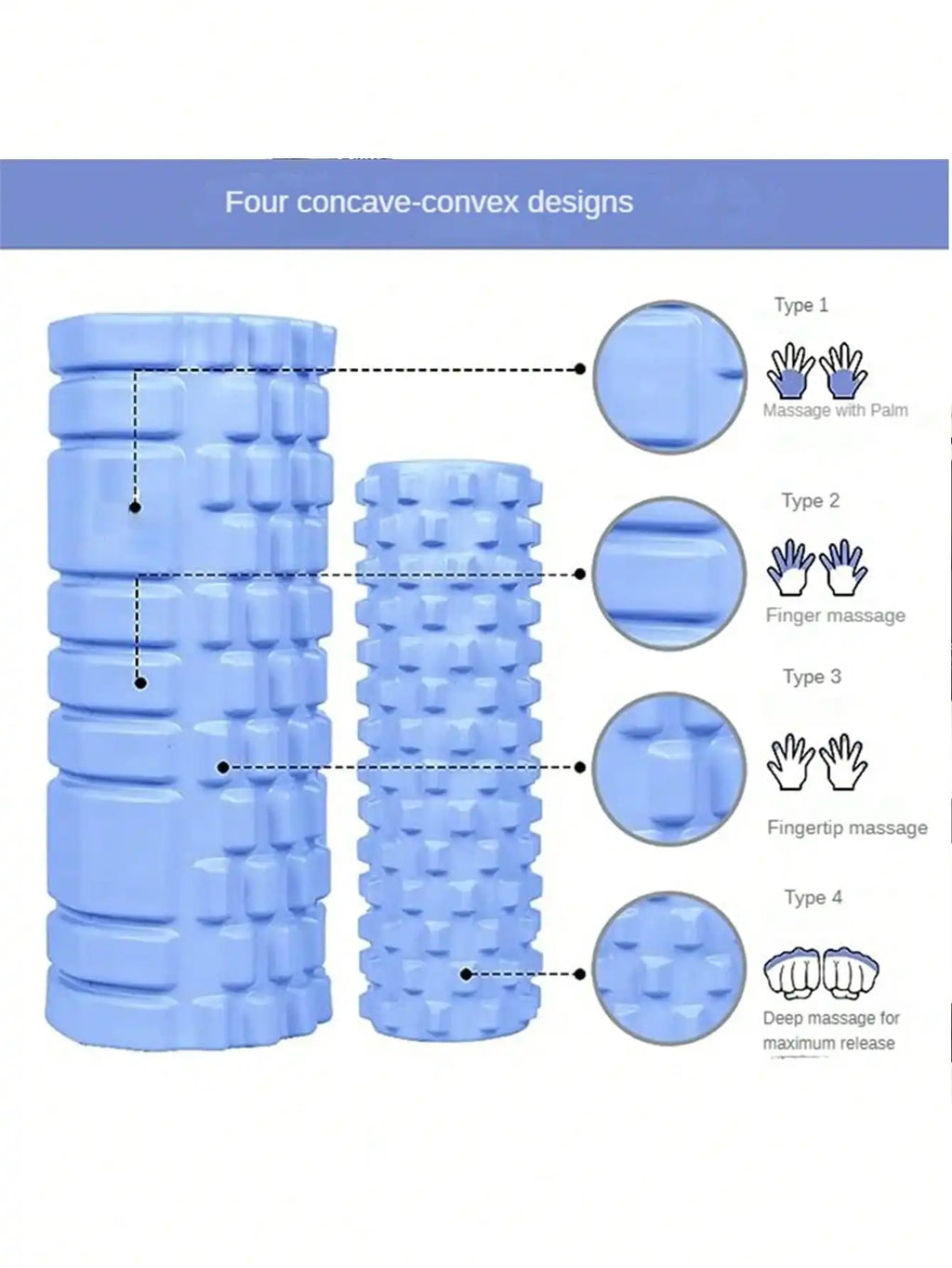 Foam roller eva hollow yoga column muscle relaxation roller yoga fitness Pilates products