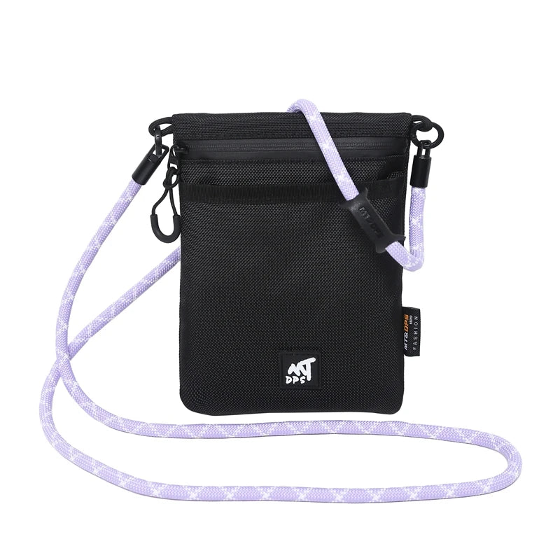 Original Design Nylon Cloth Messenger Bag for Men New Mobile Phone Bag Portable Simple Shoulder Bag Unisex Satchel