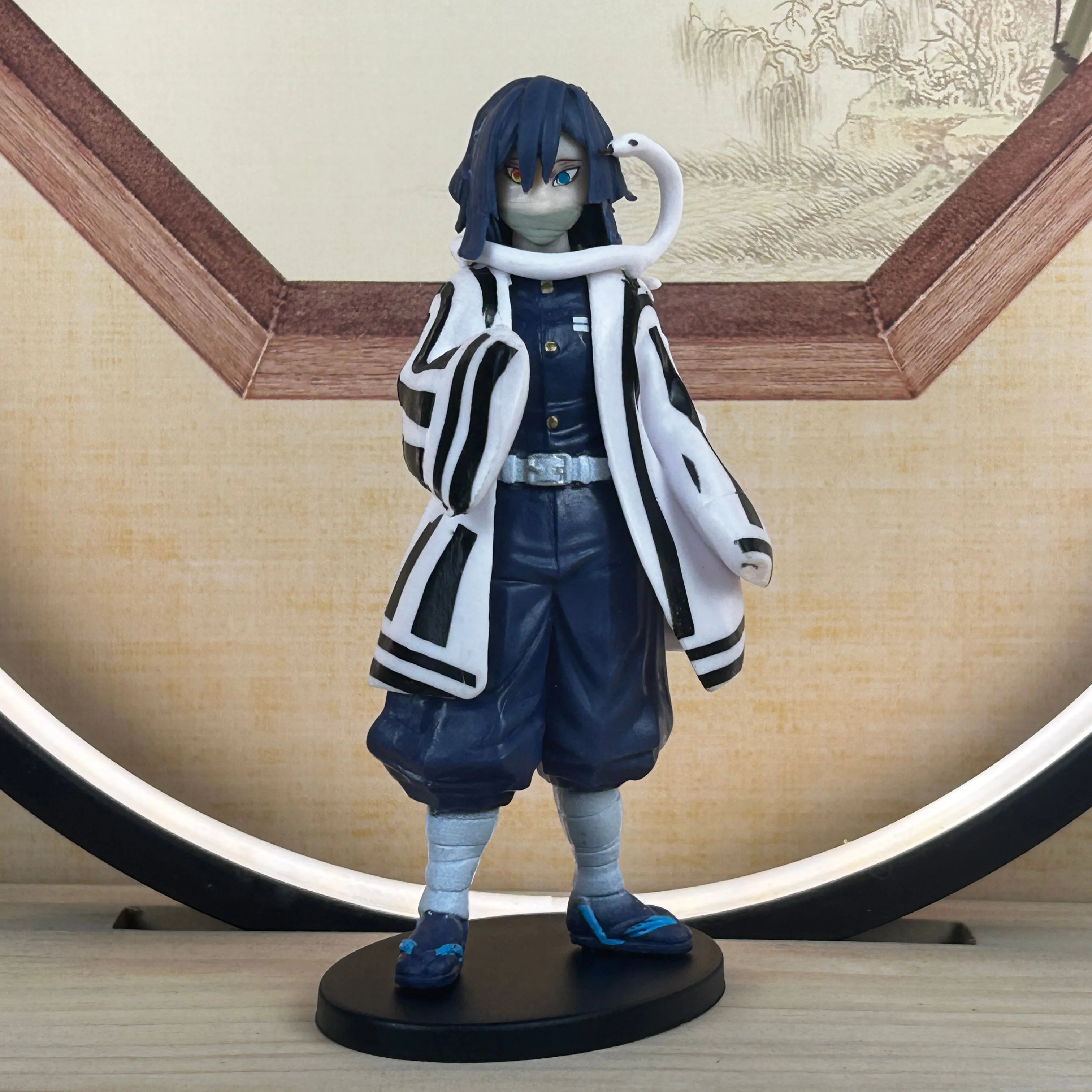 Anime Figure Demon Slayer Figures Kimetsu No Yaiba Doll Tanjiro Nezuko Zenitsu Figurine Inosuke Warrior Action Figure Model Toys