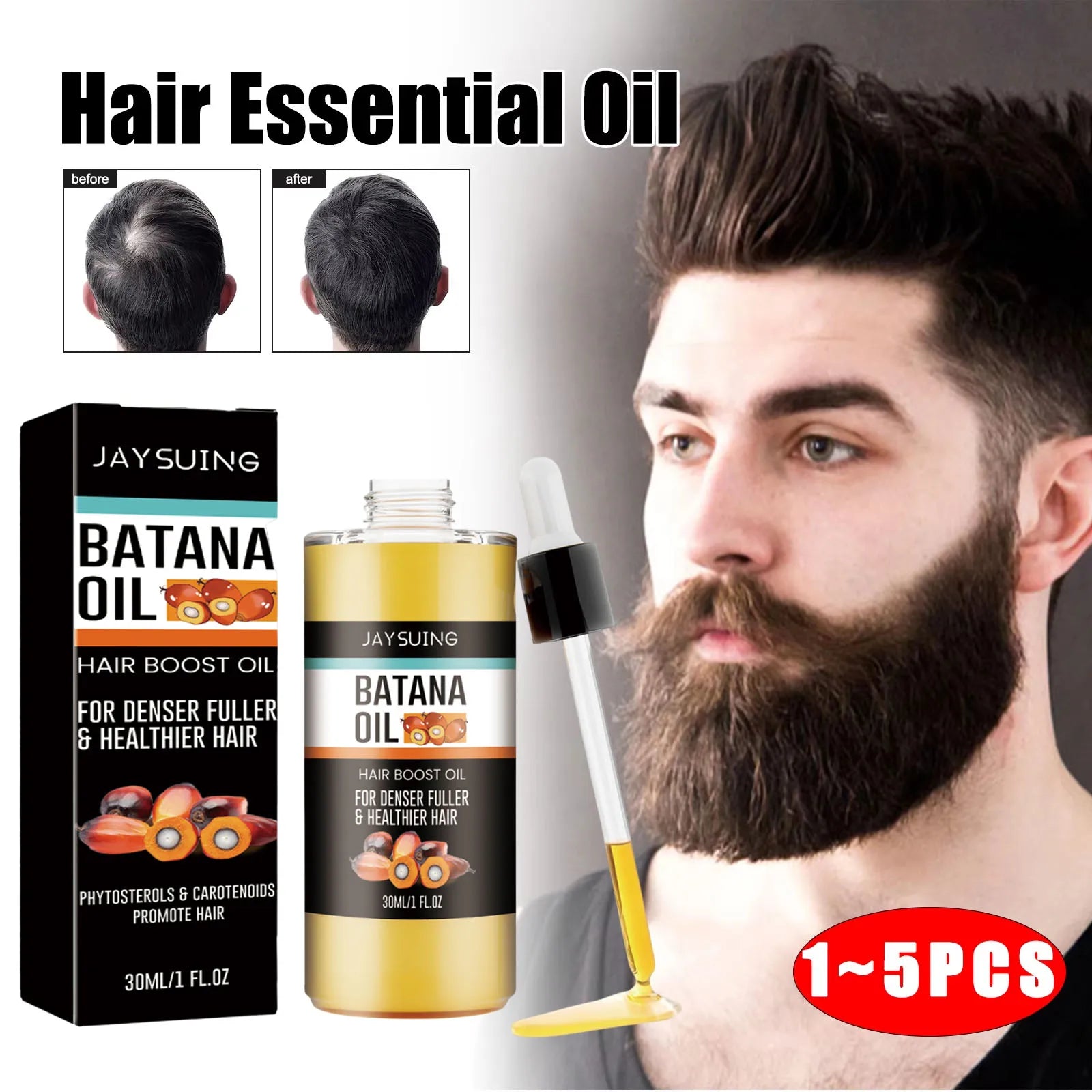 Batana Oil Hair Growth Set – Lightweight Root & Scalp Care (30ml)