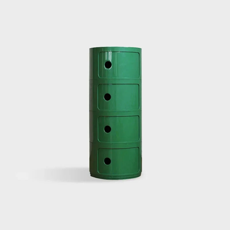 Round bedside table nordic plastic Bedside cabinet for bedroom small side end table nightstand Storage locker