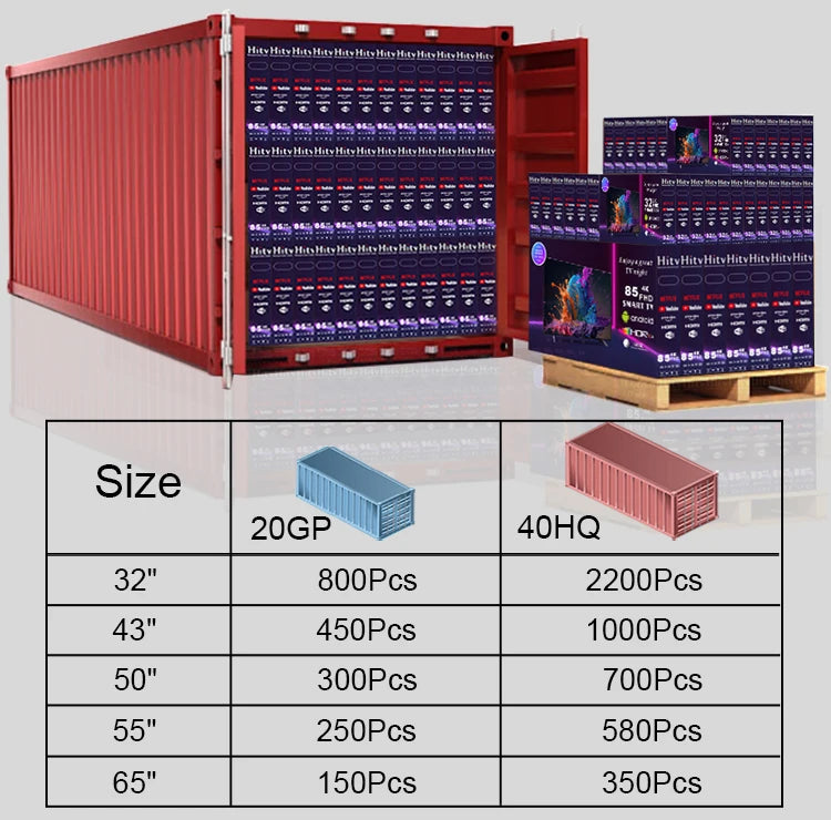 55inch Android WebOs Smart TV Television 55 65 75 85 Inch Full Screen 4K UHD LED TV