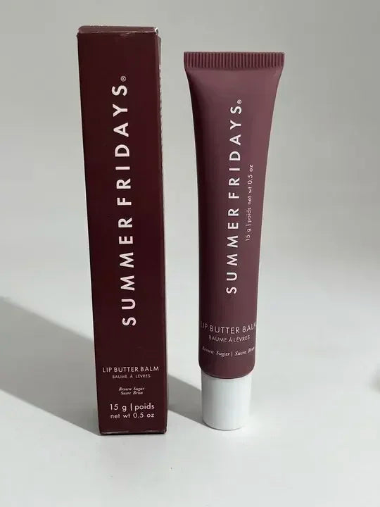 Summer Fridays Lip Balm Gloss — Moisturizing Mirror-Shine Lip Oil (Vanilla • Pink Sugar • Coffee Cake • Clear)