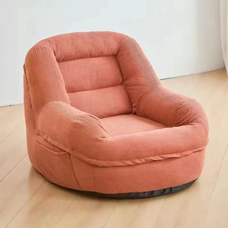 Portable Lazy Sofa Living Room Cheap Single Sofas Adult Tatami Chaise Lounge Relaxing 1-person Sofa Modern Tiny Home Furniture