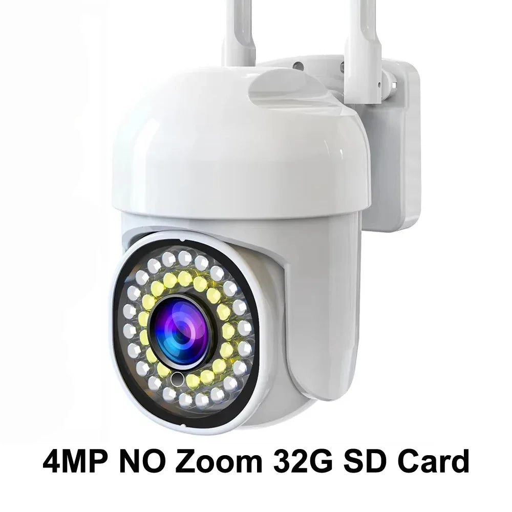 Yoosee 4K 8MP Three Lens Dual Screens 10X Optical Zoom IP66 Outdoor Waterproof Auto Tracking Two Way Audio Surveillance Cameras