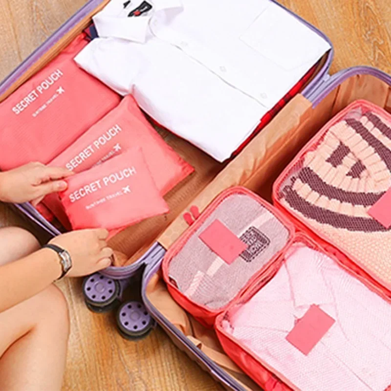 Travel and business trips Storage Bag Large Capacity Waterproof Luggage Clothing Underwear Storage Bag Fashion Bag With Zipper