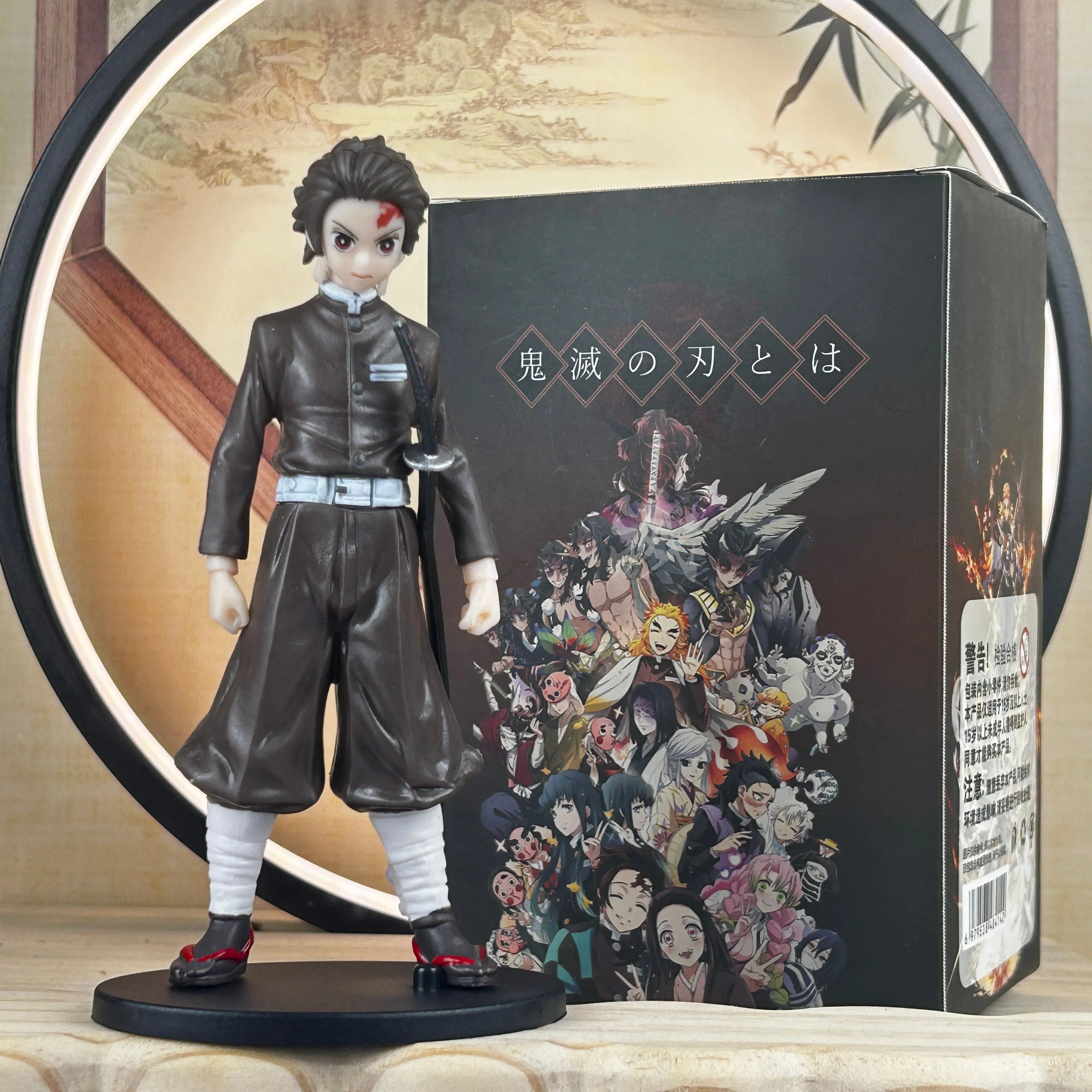 Anime Figure Demon Slayer Figures Kimetsu No Yaiba Doll Tanjiro Nezuko Zenitsu Figurine Inosuke Warrior Action Figure Model Toys