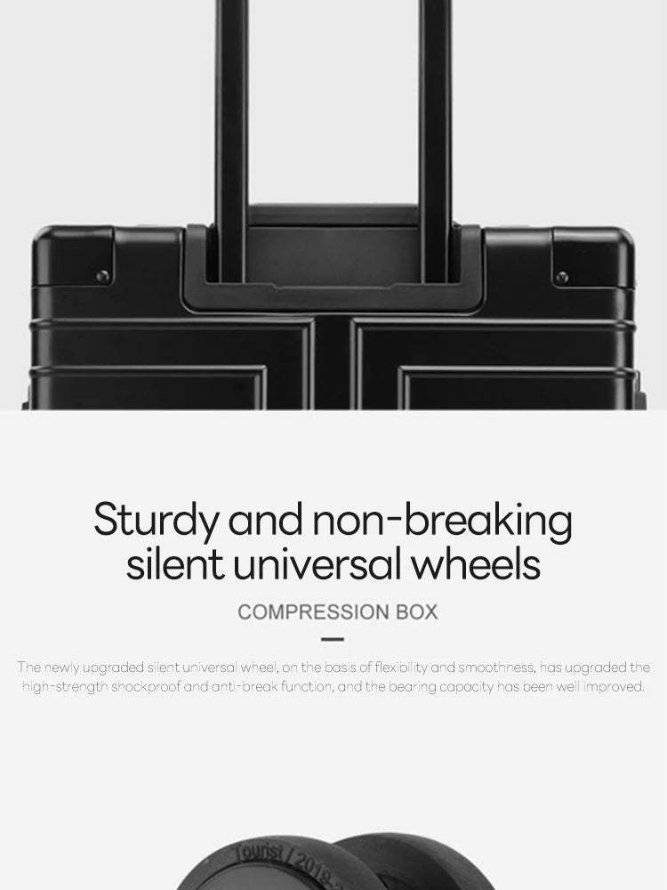 Sushimu 100% Aluminum-Magnesium Alloy Luggage | Premium Metal Carry-On & Check-In Suitcase with Spinner Wheels (20″/24″/28″)