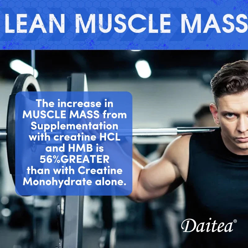 Daitea Creatine Monohydrate 3000 mg — Strength, Muscle & Performance (Keto-Friendly)