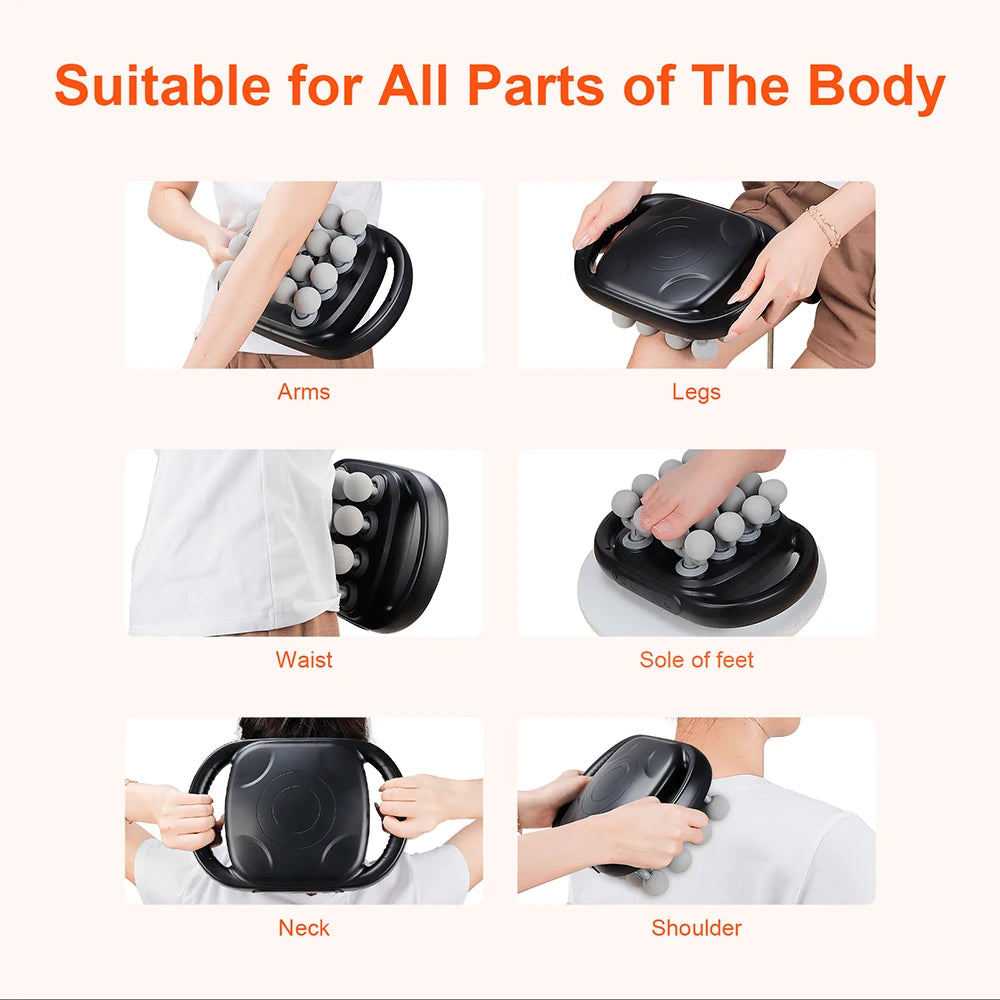 16-Head Fascia Gun High-Frequency Vibration Body Massage Gun Back and Waist Massager Neck Shoulder Massager Muscle masajeador