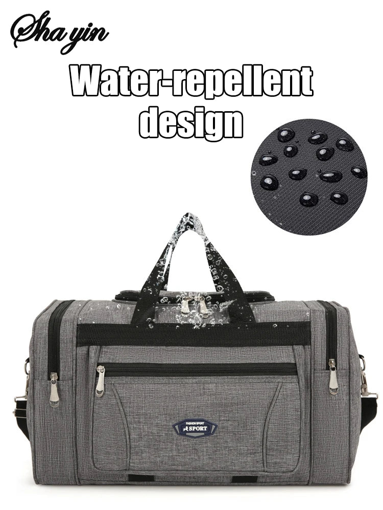 Oxford Waterproof Men Travel Bags Hand Luggage Big Travel Bag Business Large Capacity Weekend Duffle Travel Bag Fitness Bag