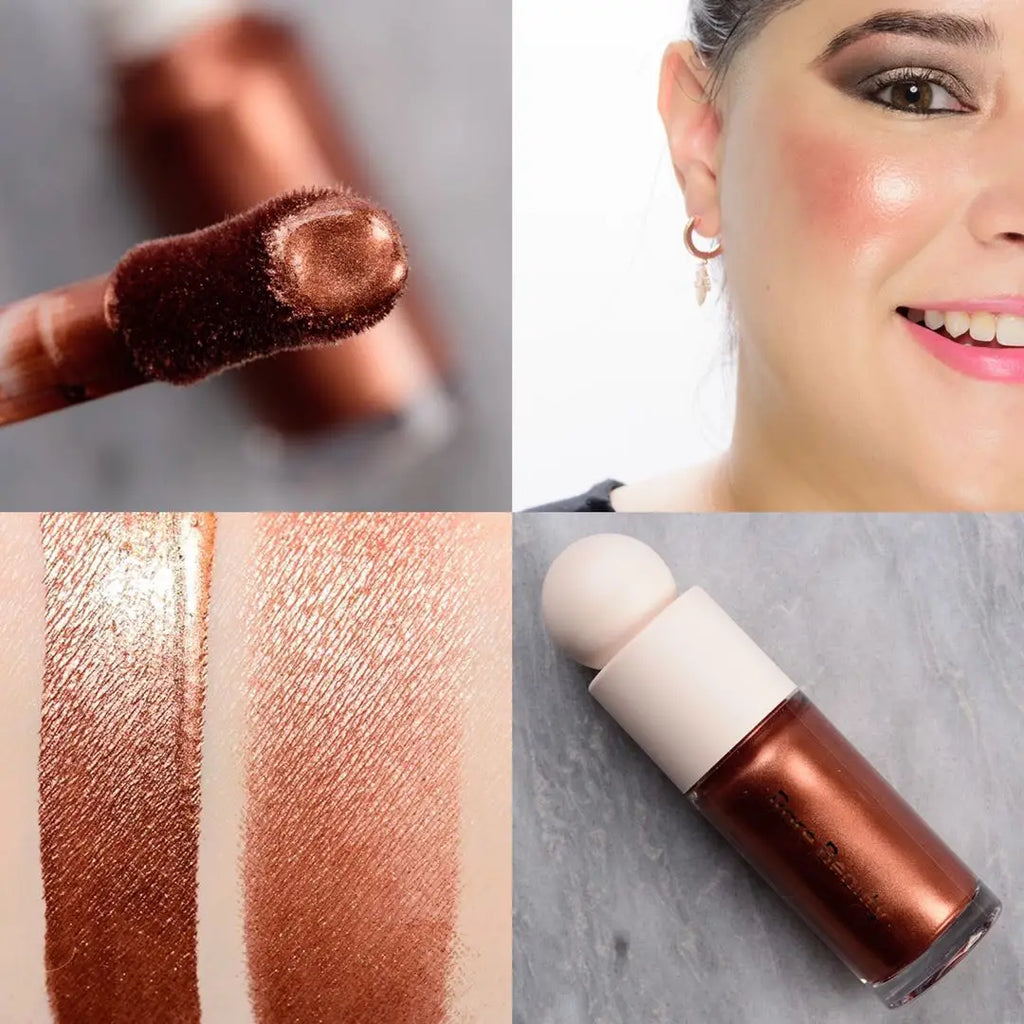 Rare Beauty Positive Light Liquid Contour Luminizer Highlight Contouring Liquid Blush Makeup Face Shimmer Shine Lipstick Makeup