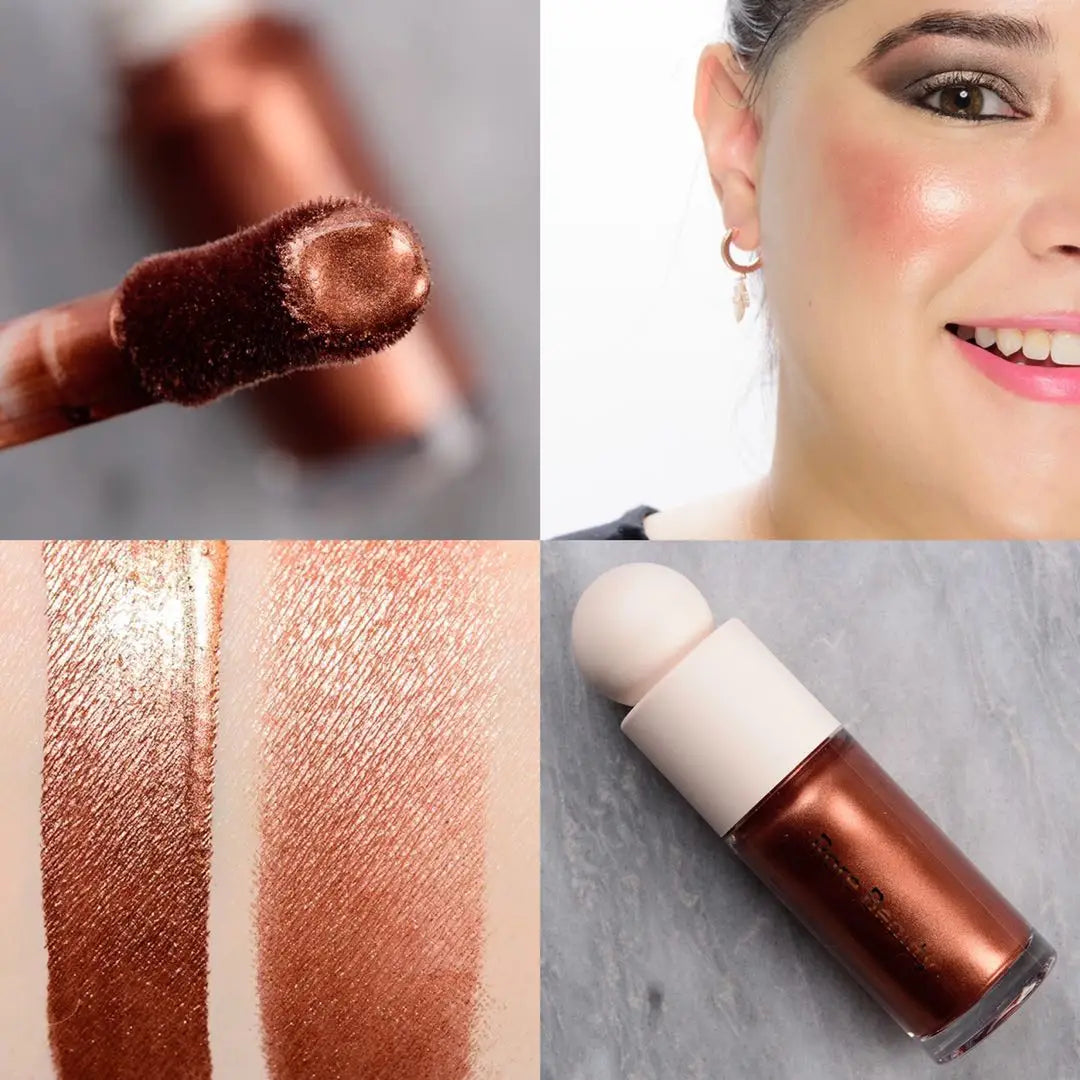 Rare Beauty Positive Light Liquid Contour Luminizer Highlight Contouring Liquid Blush Makeup Face Shimmer Shine Lipstick Makeup