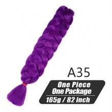 Xpression Synthetic Big Braids Crochet Hair Braids Extensions Yaki Straight Hair Women's Jumbo Braids Hair Daily Wear