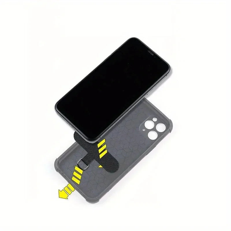 3/5pcs Phone T-shaped Strap Plates - Braid Lanyard Accessories for iPhone 12/13/14/15 & Xiaomi Cases, Weave Card